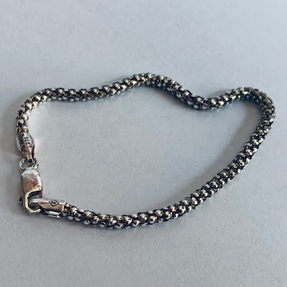 Sterling Silver Popcorn Bracelet